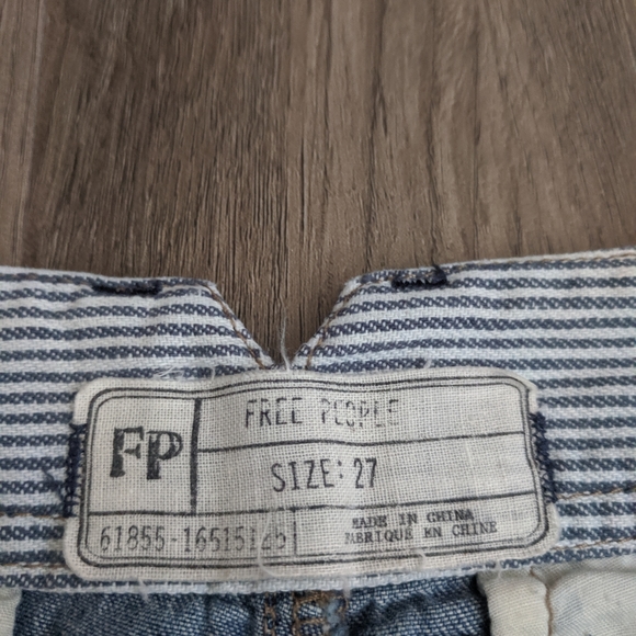 Free People Vintage Chambray Edie Trouser 27 - Picture 7 of 10